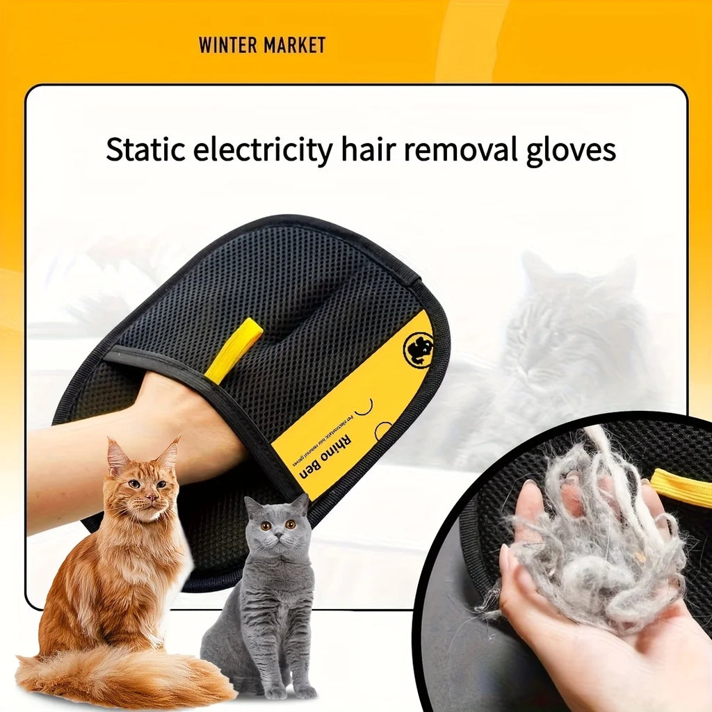Upgrade Edition Pet Hair Removal Glove – Large